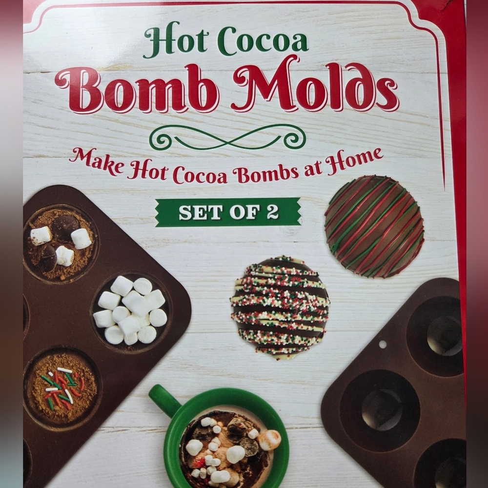 Hot Cocoa Bomb Molds Set of 2 New